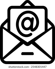 email crm envelope de carta de email na mensagem 4576