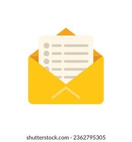 Mail database icon flat vector. Platform system. Account strategy isolated