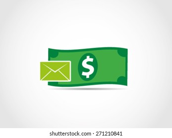 Mail Delivery Cash Dollar