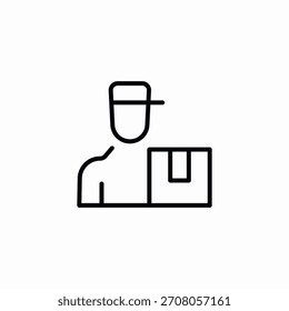 Vector de signo de icono de entrega de correo