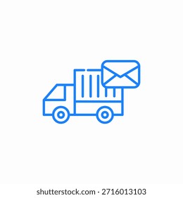 Mail-Zustellungssymbol, Vektor