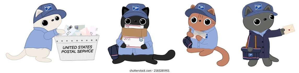 Mail Delivery Man, Mailman, Usps, United States Postal Service, Mail Cats, Mail Bin