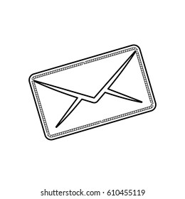 Mail delivery service icon vector illustration graphic design