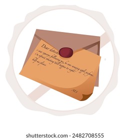 Mail for detective tool vector illustration