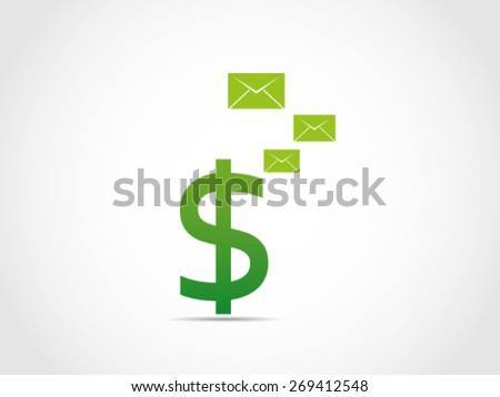 Mail Dollar Invoice