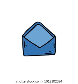 mail doodle icon