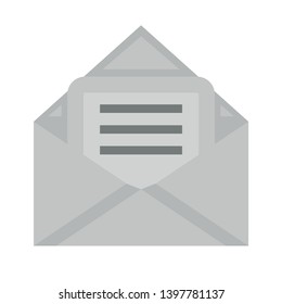 Mail download icon. Incoming Messages correspondence sign. E-mail symbol. Classic flat style. envelope incoming Mail icon. Vector