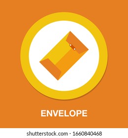 Mail download icon. Incoming Messages correspondence sign. E-mail symbol. Classic flat style. envelope incoming Mail icon. Vector