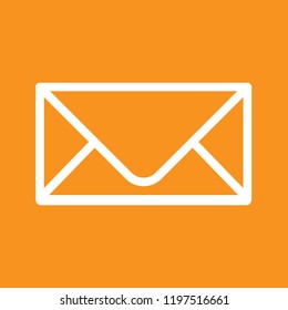 Mail and email delivery symbol, email arrow icon, stock vector illustration, EPS10.