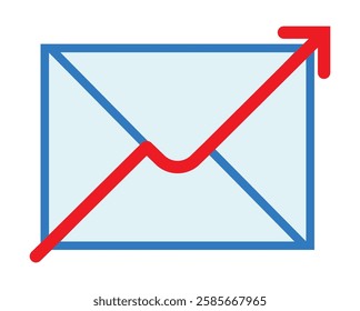 Mail and e-mail envelope icon. Post office. Communication icon. E-mail, chat, dialogue, speaking icon. For website design, logo, app, template, ui, etc. Vector illustration