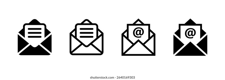 Mail, email, and envelope icon set. Envelope icon, Mail icon vector for web, computer and mobile app
