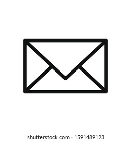 Mail, email, Envelope vector icon in modern design style for web site and mobile app