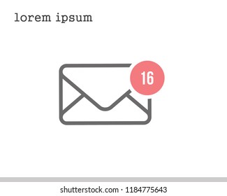 Mail and email icon