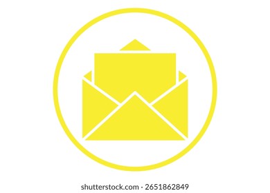 Conjunto de iconos de correo o correo electrónico. Símbolo de sobre con letra.