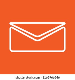 Mail, email icon, stock vector illustration, EPS10.