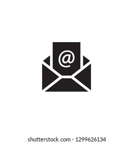 mail or email icon vector