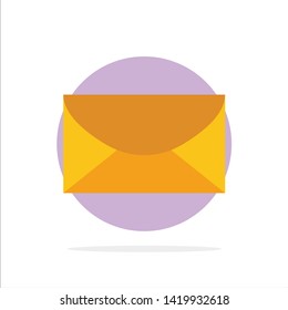 Mail, Email, Message, Global Abstract Circle Background Flat color Icon