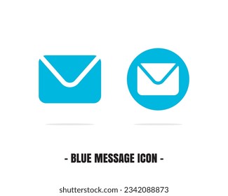 Mail or email or message icon for bussines buton and website social media