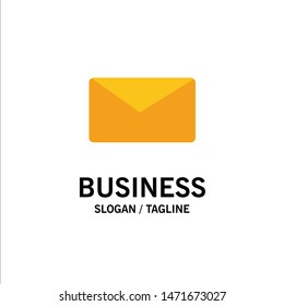 Mail, Email, User, Interface Business Logo Template. Flat Color