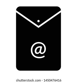 mail envelope in communication icon vector