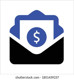 Mail Envelope With Dollar Icon