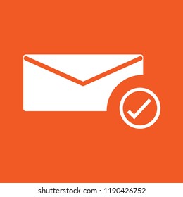 Mail, envelope, email icon, stock vector illustration, EPS10.
