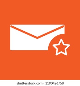Mail, envelope, email icon, stock vector illustration, EPS10.