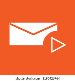 Mail, envelope, email icon, stock vector illustration, EPS10.