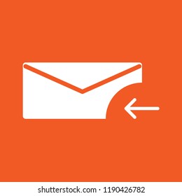 Mail, envelope, email icon, stock vector illustration, EPS10.