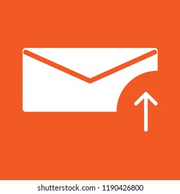Mail, envelope, email icon, stock vector illustration, EPS10.