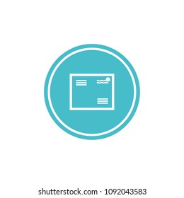 Mail, envelope - graphic icon. Logo. Vector illustration.