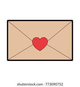 mail envelope with heart