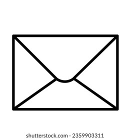 Diseño de icono de sobre de correo para uso comercial personal