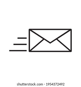 Mail envelope icon design vector 