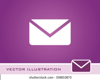 Mail or Envelope Icon.  Eps-10.