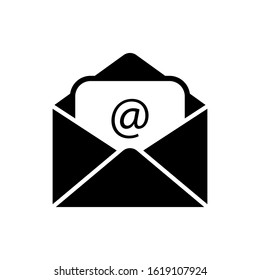 Mail envelope icon in flat style. Email message vector illustration on white isolated background. Mailbox e-mail business concept.
