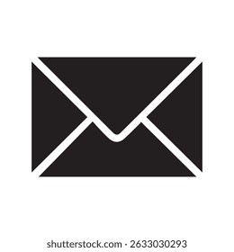 mail envelope icon. Four Email Envelopes in a Grid Design. envelope icon vector. Simple Black Email Envelope Icon