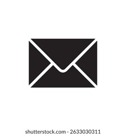 mail envelope icon. Four Email Envelopes in a Grid Design. envelope icon vector. Simple Black Email Envelope Icon