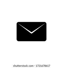 Correo. Icono de sobre, logotipo aislado en fondo blanco