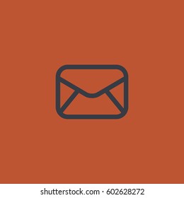 Mail envelope icon. Message vector