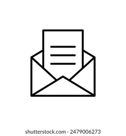 Icono de sobre de correo perfecto para servicios de correo electrónico y mensajería