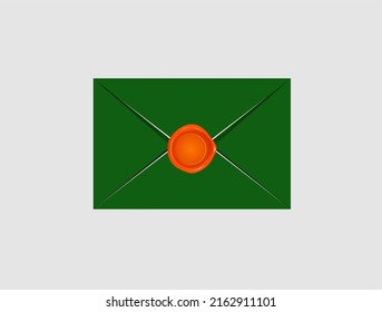 Mail envelope icon set with marker new message isolated on grey background. Render email notification with letters, check mark, paper plane and magnifying glass. realistic vector