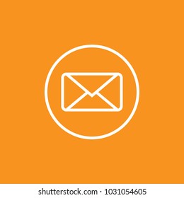 Mail, Envelope icon, stock vector, eps10.