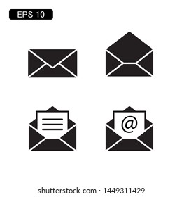 mail envelope icon vector illustration