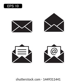 mail envelope icon vector illustration