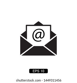 mail envelope icon vector illustration