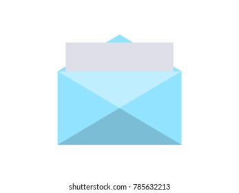 Mail or Envelope Icon Vector illustration