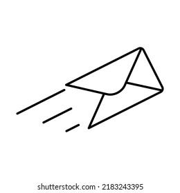 mail envelope icon vector. mail icon. message icon,email send icon