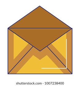 mail envelope isolated icon