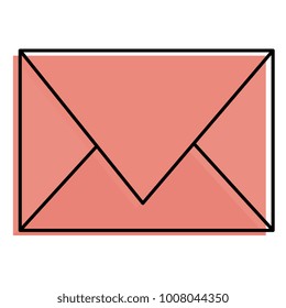 mail envelope isolated icon